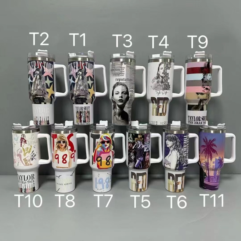 NEW China RTS 40oz Printed Mugs with Taylor Free Shipping (20PCS)