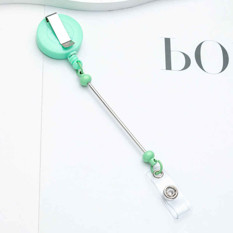 NEW Beadable Badge Reel Clip Holder Free Shipping (30PCS)