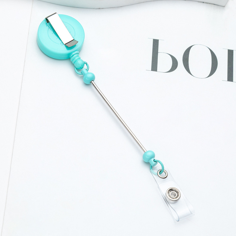 NEW Beadable Badge Reel Clip Holder Free Shipping (30PCS)