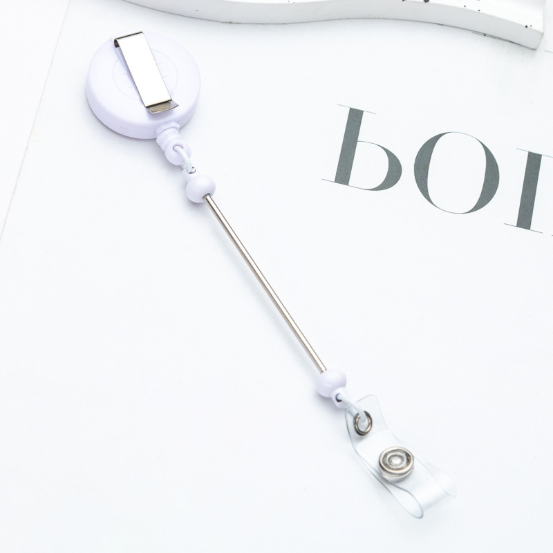 NEW Beadable Badge Reel Clip Holder Free Shipping (30PCS)