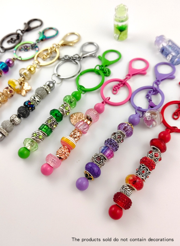 NEW Beadable Key-chain Free Shipping (30PCS)