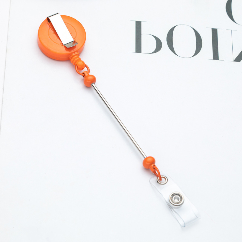 NEW Beadable Badge Reel Clip Holder Free Shipping (30PCS)