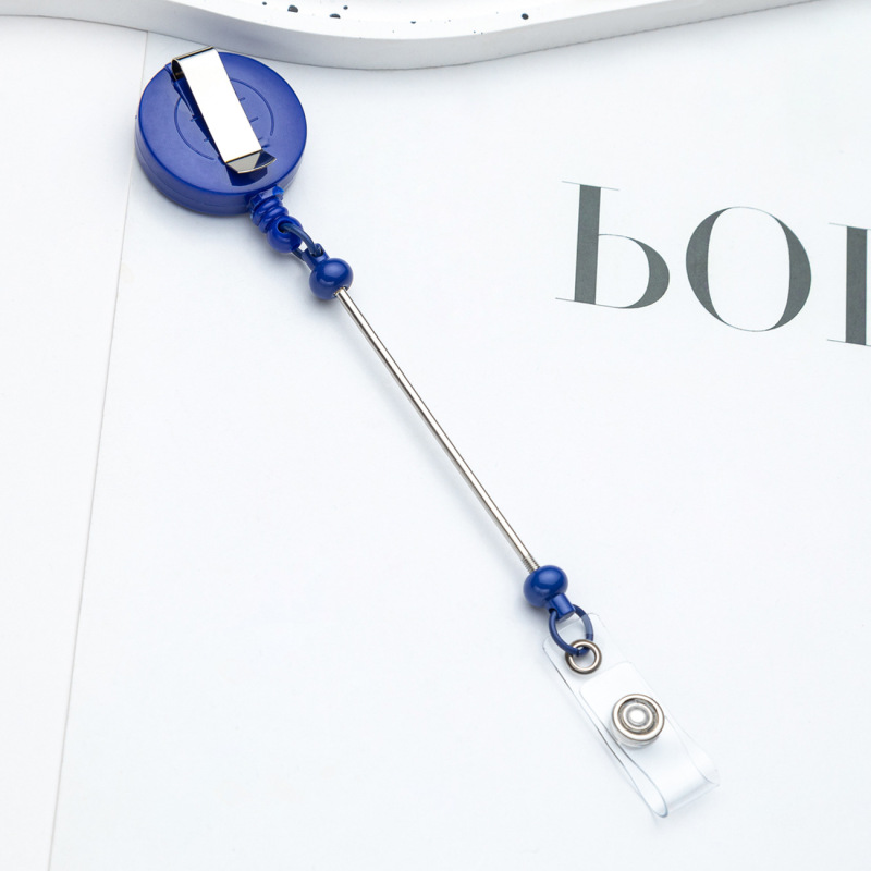 NEW Beadable Badge Reel Clip Holder Free Shipping (30PCS)