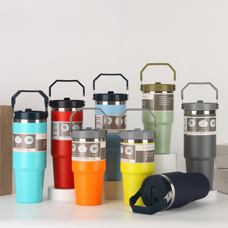 China 20oz/30oz Powder Coated Mug with Flip Lid Free Shipping (25PCS)