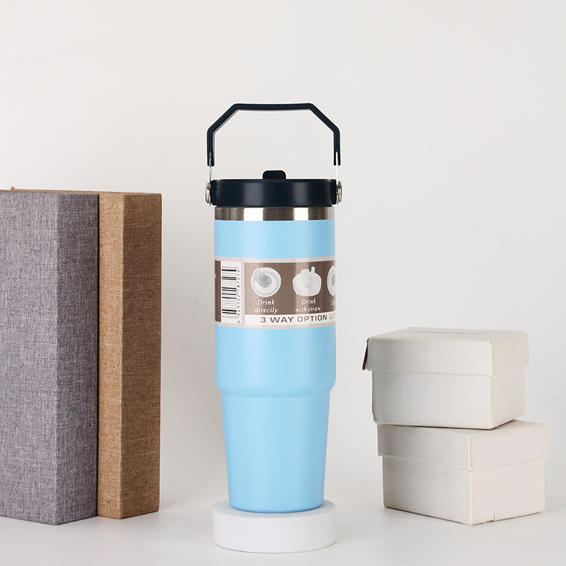China 20oz/30oz Powder Coated Mug with Flip Lid Free Shipping (25PCS)