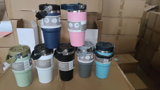 China 20oz/30oz Powder Coated Mug with Flip Lid Free Shipping (25PCS)
