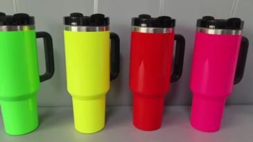 NEW China RTS 40oz Colored Glossy Mugs with Handle Free Shipping (20PCS)