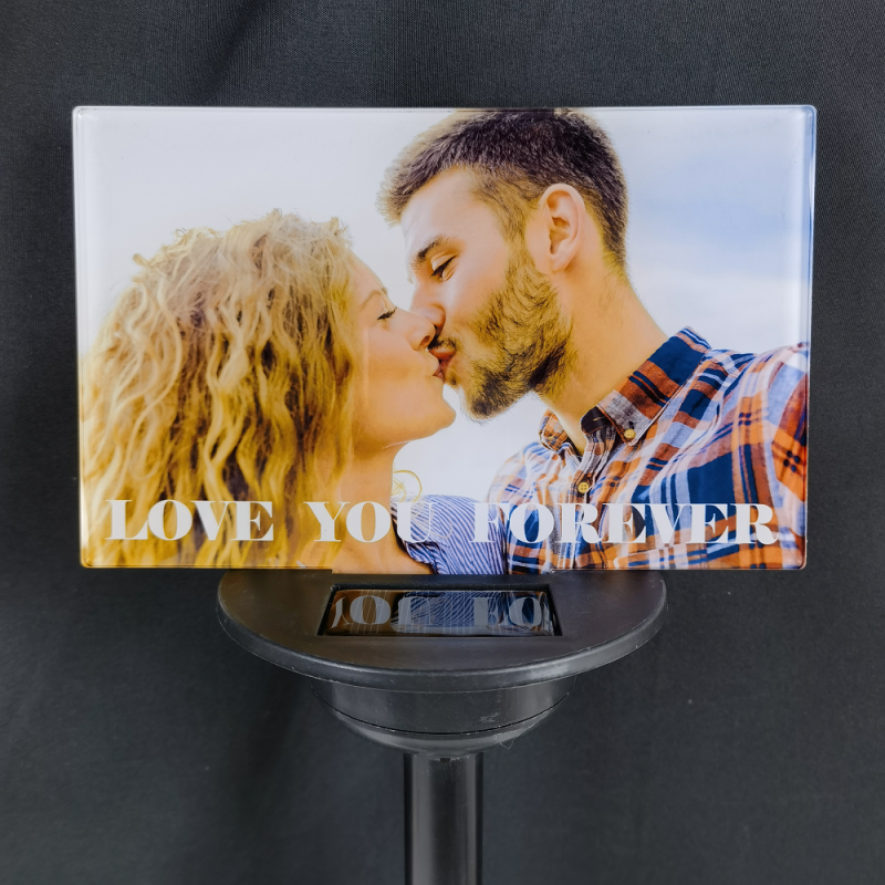 NEW Sublimation LED Solar Lamp in Garden Free Shipping  (5PCS/10PCS)
