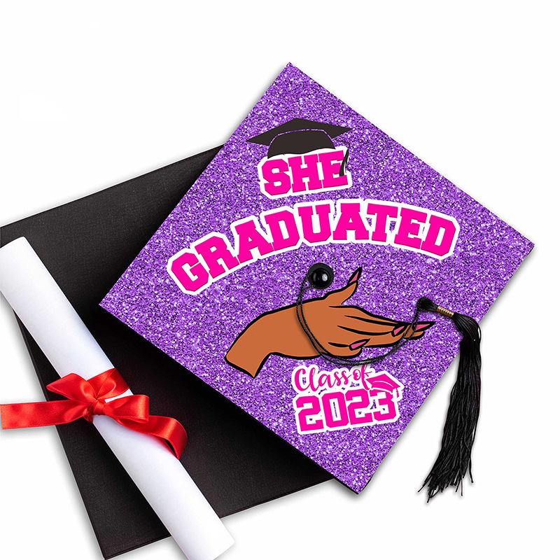 NEW Sublimation Graduation Bachelor Hat Top Blanks Free Shipping (exclude the hat) (10PCS/20PCS)