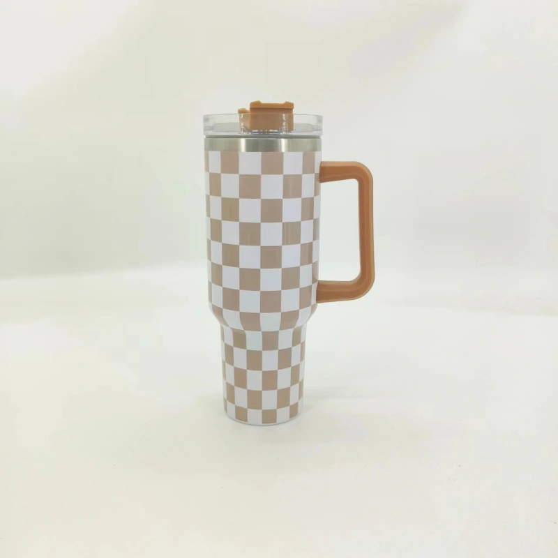 NEW China RTS 40oz Checkerboard Mugs Free Shipping (12PCS/25PCS)