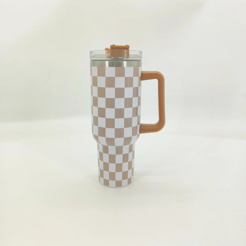 NEW China RTS 40oz Checkerboard Mugs Free Shipping (12PCS/25PCS)