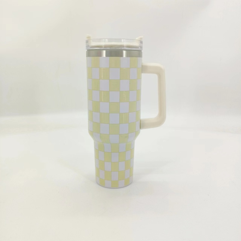 NEW China RTS 40oz Checkerboard Mugs Free Shipping (12PCS/25PCS)