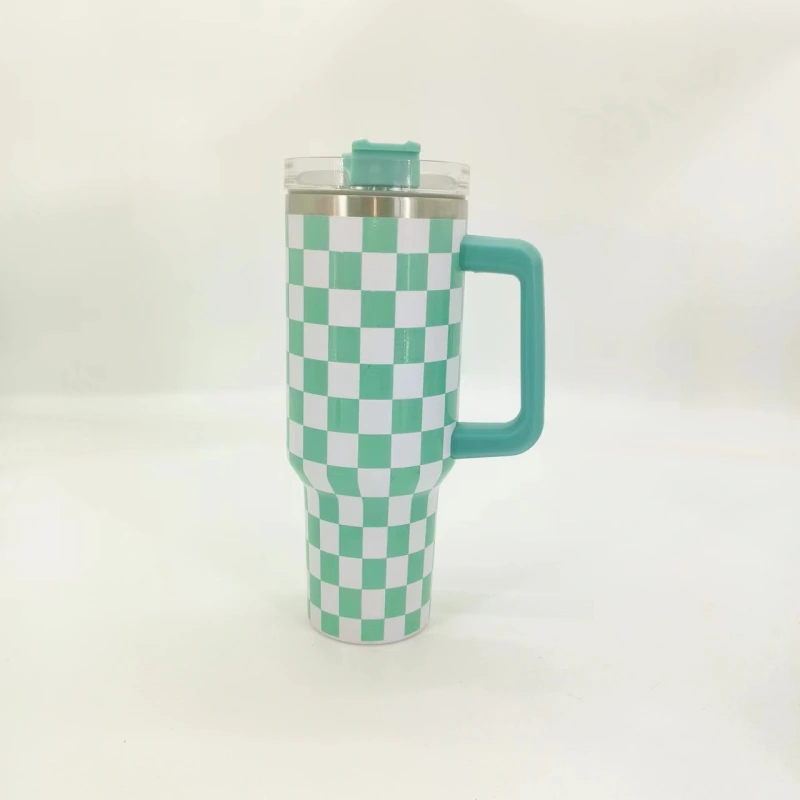 NEW China RTS 40oz Checkerboard Mugs Free Shipping (12PCS/25PCS)