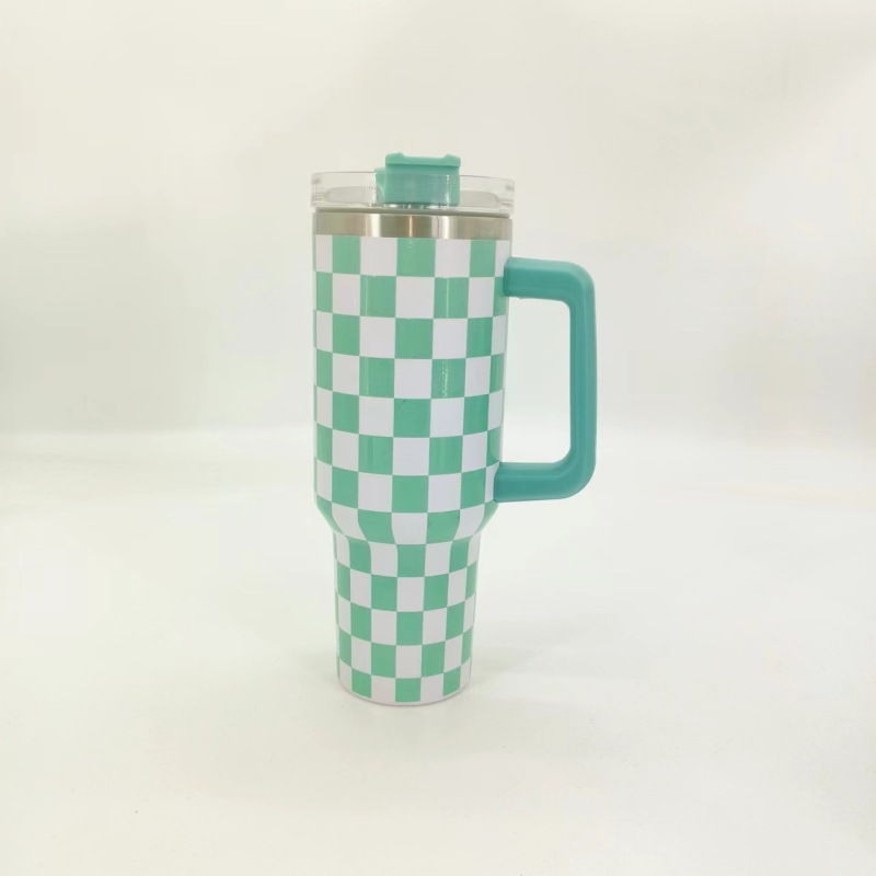NEW China RTS 40oz Checkerboard Mugs Free Shipping (12PCS/25PCS)