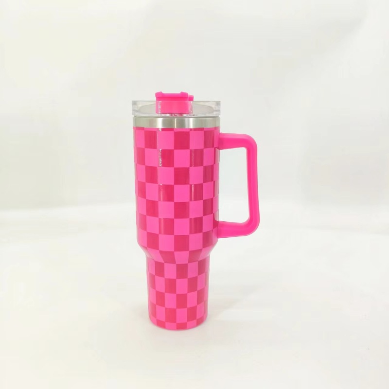 NEW China RTS 40oz Checkerboard Mugs Free Shipping (12PCS/25PCS)