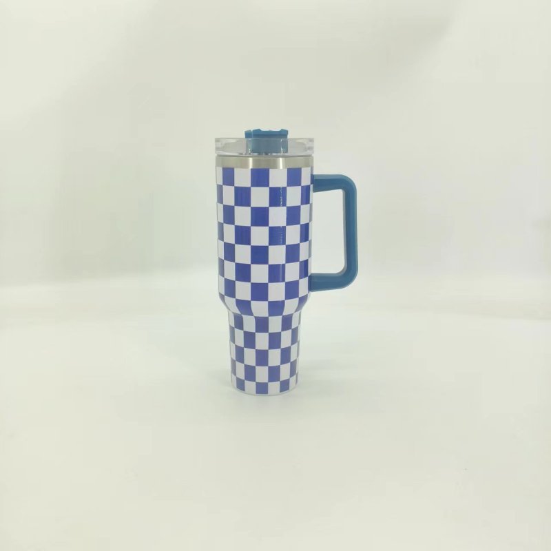 NEW China RTS 40oz Checkerboard Mugs Free Shipping (12PCS/25PCS)