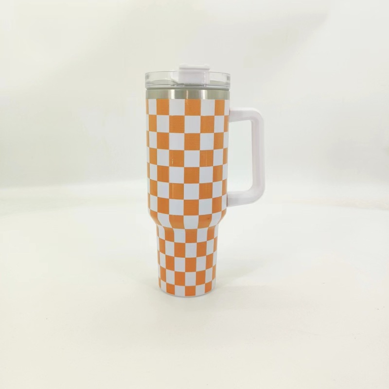 NEW China RTS 40oz Checkerboard Mugs Free Shipping (12PCS/25PCS)