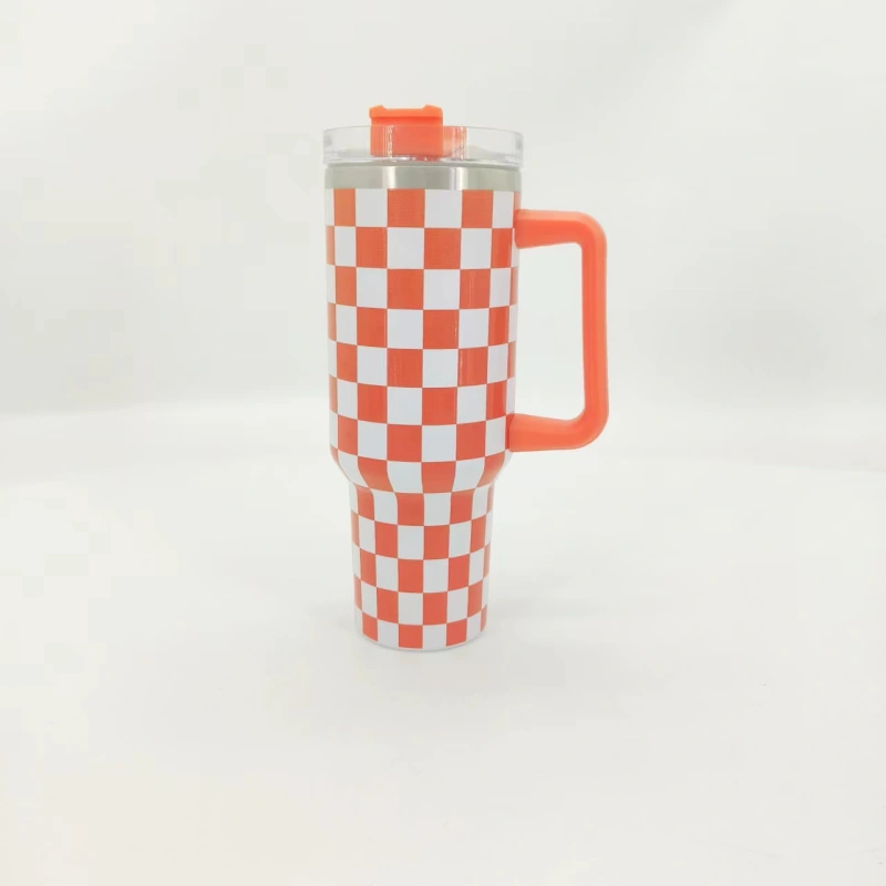 NEW China RTS 40oz Checkerboard Mugs Free Shipping (12PCS/25PCS)