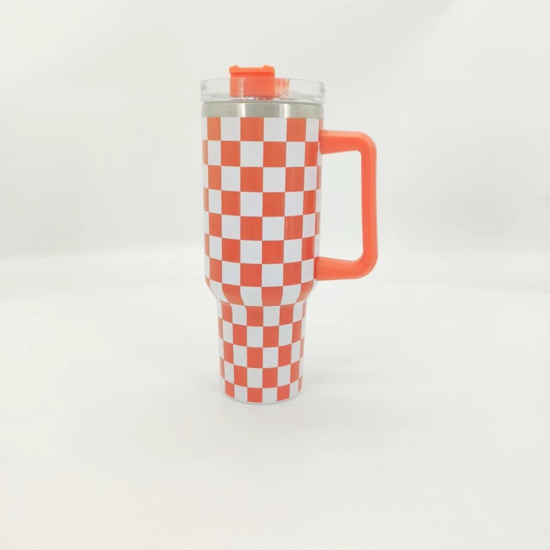 NEW China RTS 40oz Checkerboard Mugs Free Shipping (12PCS/25PCS)