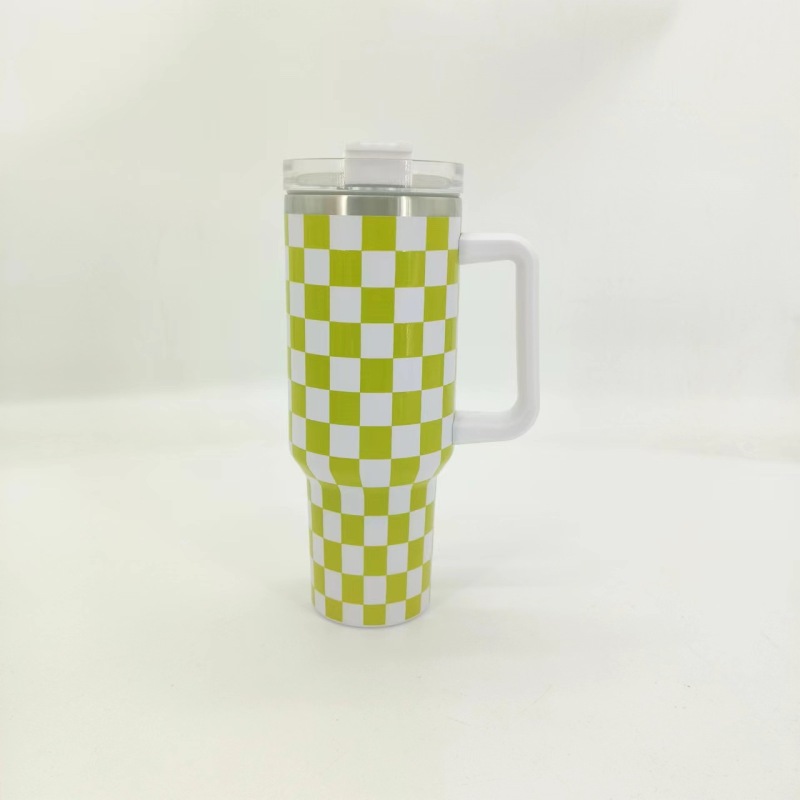 NEW China RTS 40oz Checkerboard Mugs Free Shipping (12PCS/25PCS)
