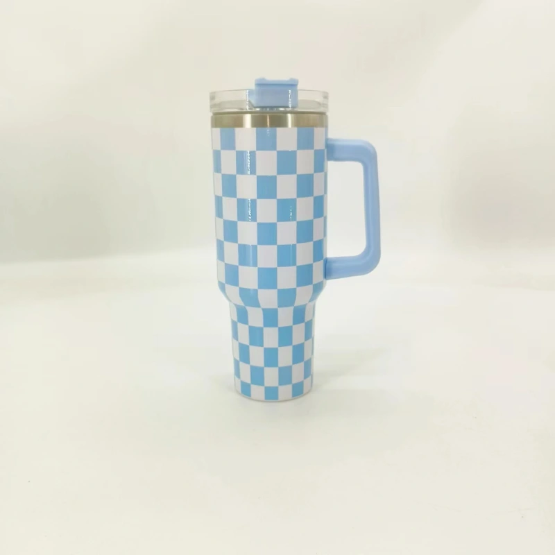 NEW China RTS 40oz Checkerboard Mugs Free Shipping (12PCS/25PCS)