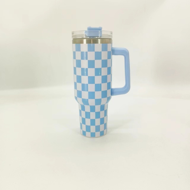 NEW China RTS 40oz Checkerboard Mugs Free Shipping (12PCS/25PCS)