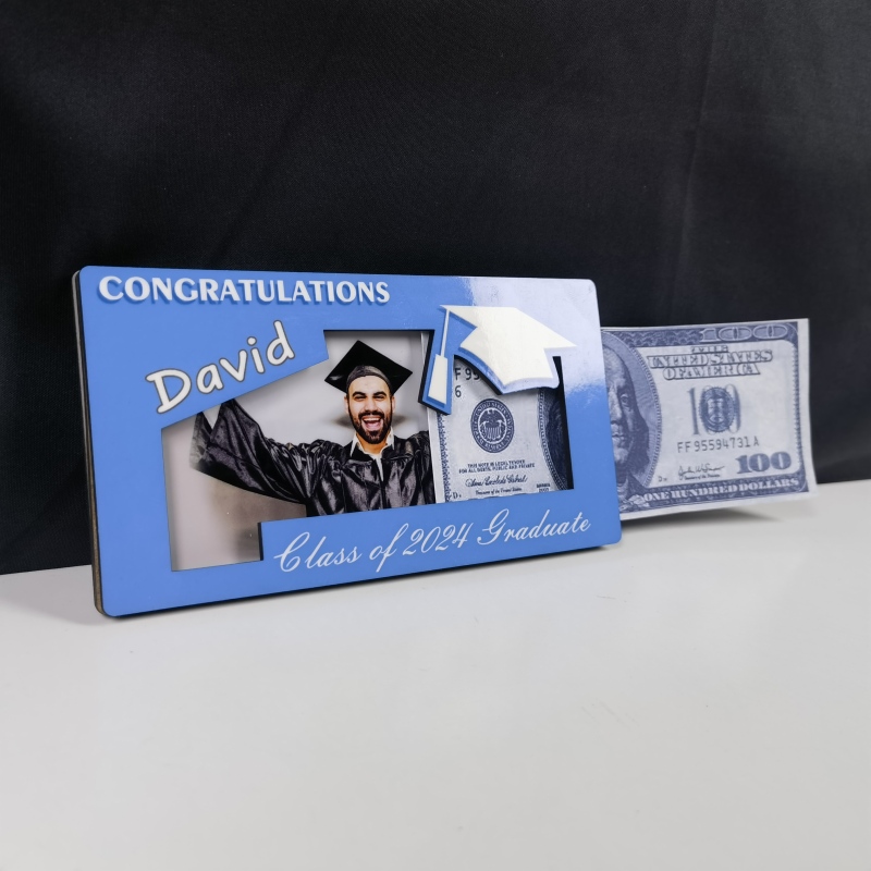 RTS 6.59‘’*3.5‘‘ Sublimation MDF Money Holder Gift for Graduation Free Shipping (25PCS)