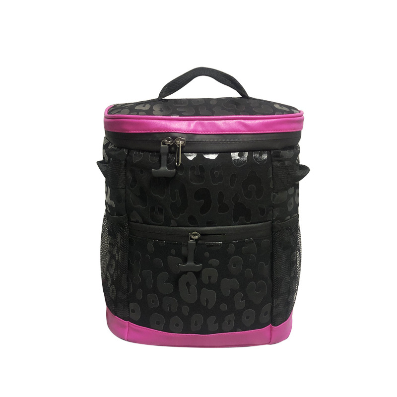 RTS China Waterproof Portable  Fashion Leopard Cooler Backpack Free Shipping (10pcs)