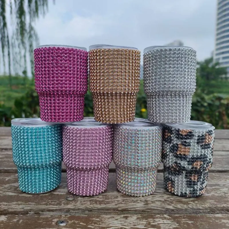 NEW RTS 3oz rhinestone shot glasses(25pcs/50pcs/100pcs)