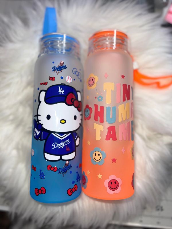 RTS UV DTF Cup Wrap Transfer for 16oz Glass Can 9.5*4.3inch Free Shipping (50pcs/100pcs/200pcs)