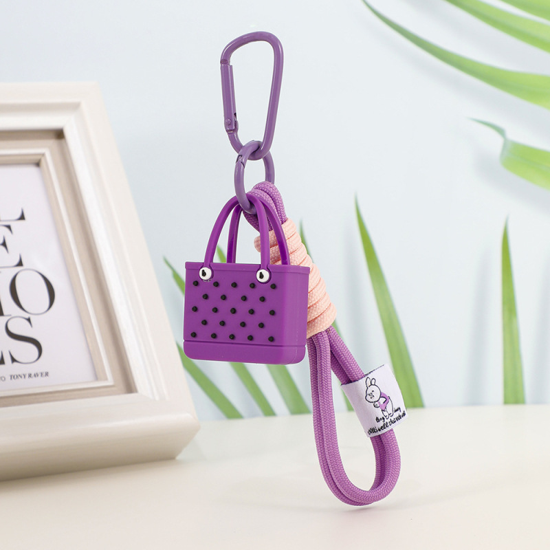 NEW RTS Mini Beach Bag Keychain Charm Free Shipping (50pcs/100pcs)