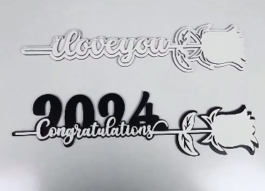 NEW RTS Sublimation Rose MDF Blanks Gift For Graduation and Mother's and Father's Day Free Shipping (20pcs/50pcs)