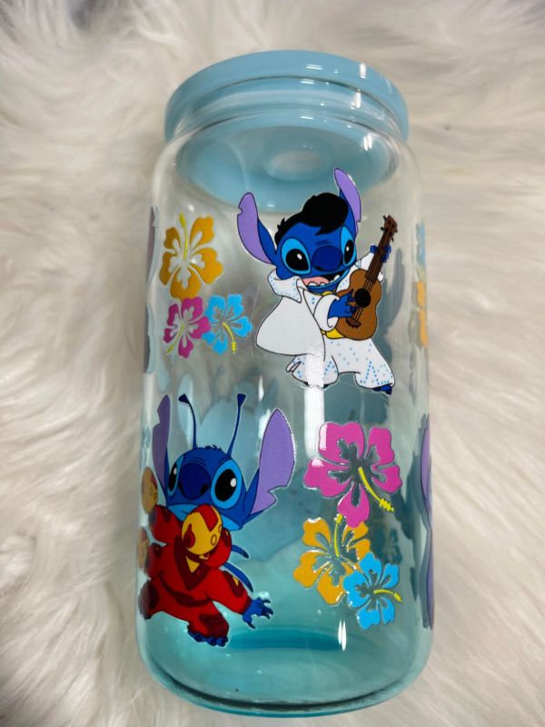 US RTS 16oz Sublimation Ombre Jelly Glass Can Free Shipping (25PCS/50PCS)