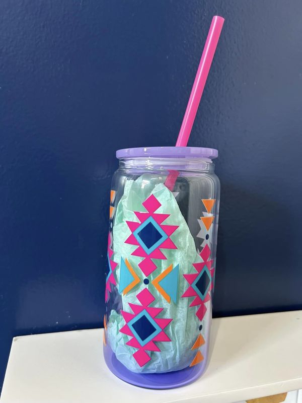 US RTS 16oz Sublimation Ombre Jelly Glass Can Free Shipping (25PCS/50PCS)