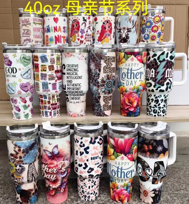 China RTS 40oz Tumblers with Various Styles for Mother's Day(20pcs)