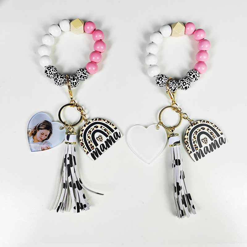 NEW RTS Sublimation Acrylic Mother's Day Bracelet Free Shipping (50pcs/100pcs)