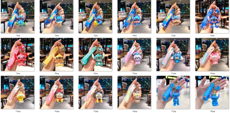 NEW RTS Carton Keychain Decoration Free Shipping (30pcs/50pcs)