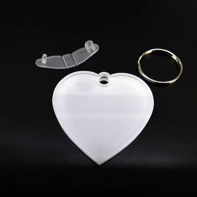 NEW RTS Sublimation Acrylic Blank Keychain Free Shipping (50pcs/100pcs)