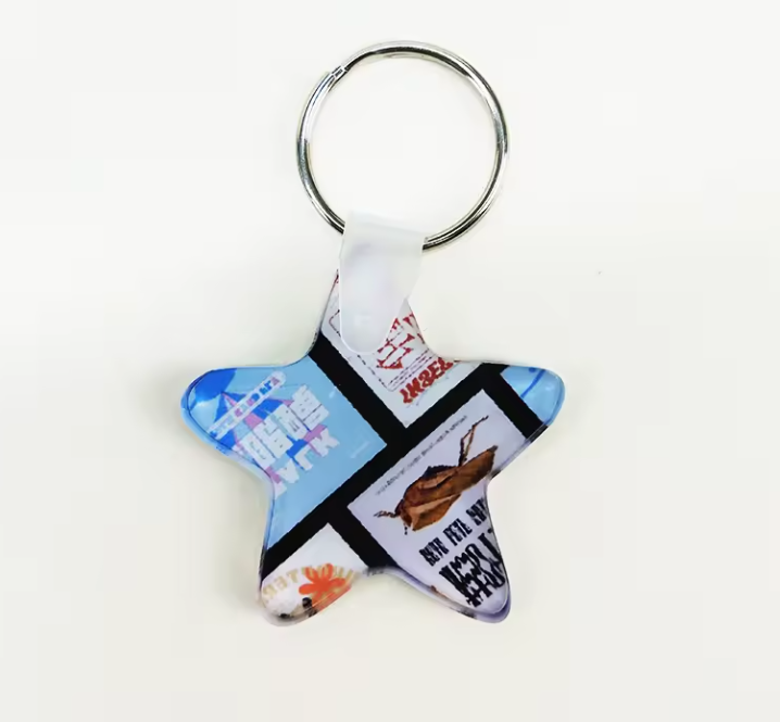 NEW RTS Sublimation Acrylic Blank Keychain Free Shipping (50pcs/100pcs)