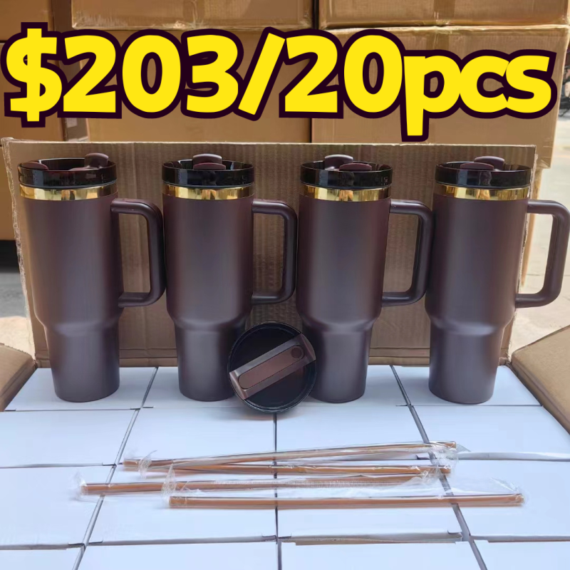 NEW China RTS 40oz Copper Plated Chocolate Mugs for Laser Free Shipping (20PCS)
