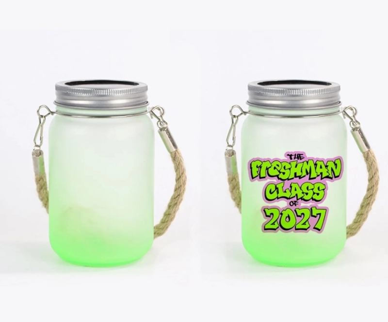US RTS 14oz Sublimation Glass Blanks Mason Jar Lantern Free Shipping (36pcs)