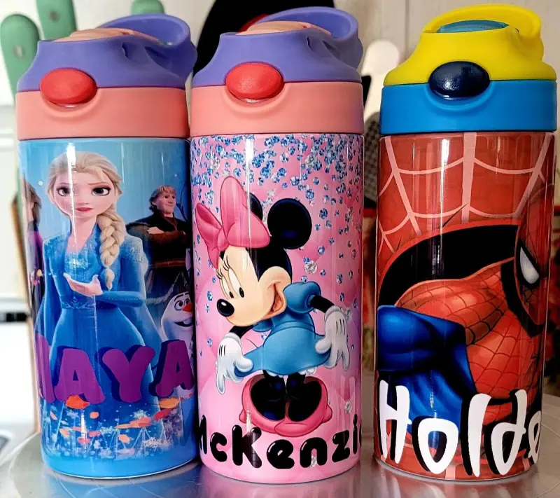 SALES US RTS 12oz/350ml Sublimation Bounce Kids Cup Tumbler Free Shipping (25PCS)
