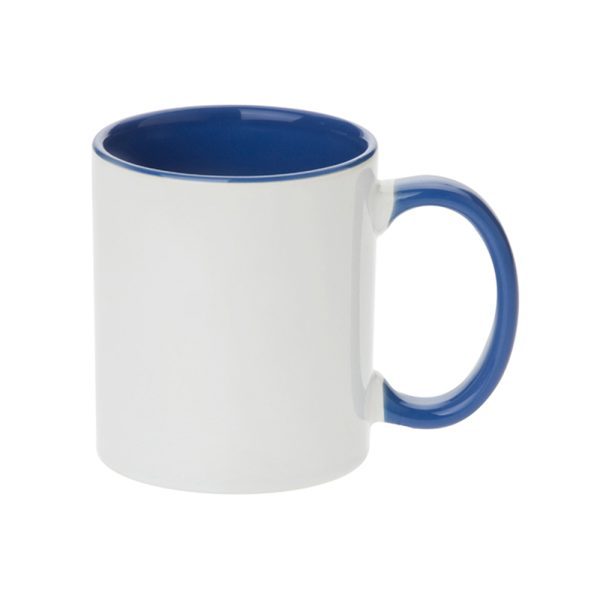 US RTS 11oz Sublimation Ceramic Mug with Colored Inner and Handle Free Shipping (36PCS)