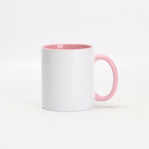 US RTS 11oz Sublimation Ceramic Mug with Colored Inner and Handle Free Shipping (36PCS)