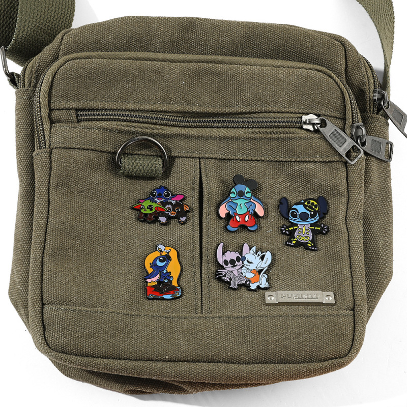 New Stitch Lapel Pins for Backpack Bag Clothes