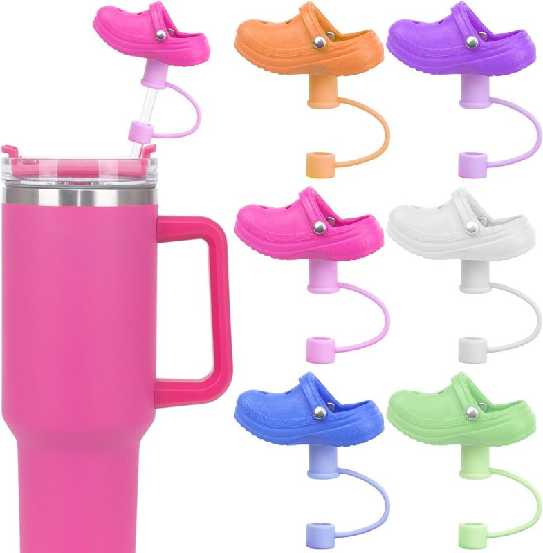 NEW RTS Cute Silicone Shoes Straw Cap Cover Straw Toppers Free Shipping (50pcs/100pcs)