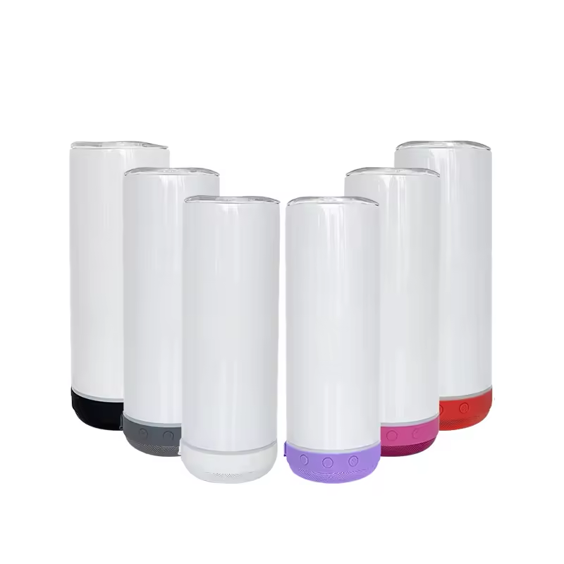 US RTS 20oz Sublimation Speaker Bluetooth Tumbler Free Shipping (12PCS)