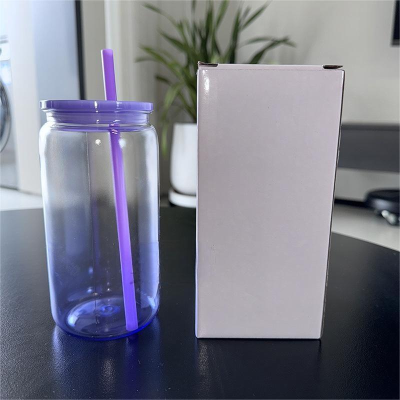 China RTS 16oz Plastic Ombre Can Free Shipping (25PCS/50PCS)