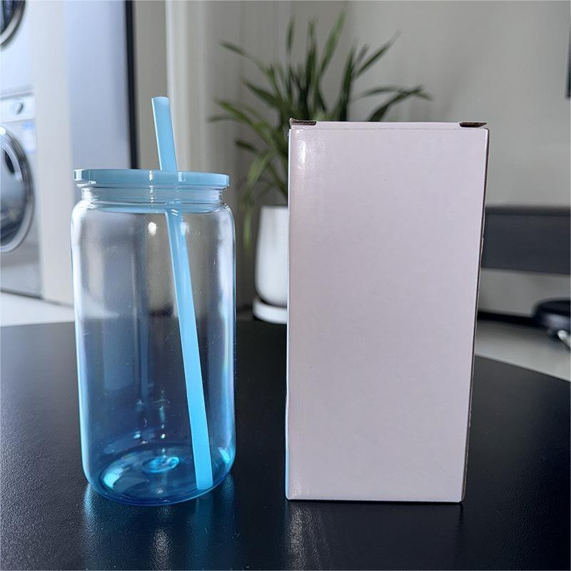 China RTS 16oz Plastic Ombre Can Free Shipping (25PCS/50PCS)