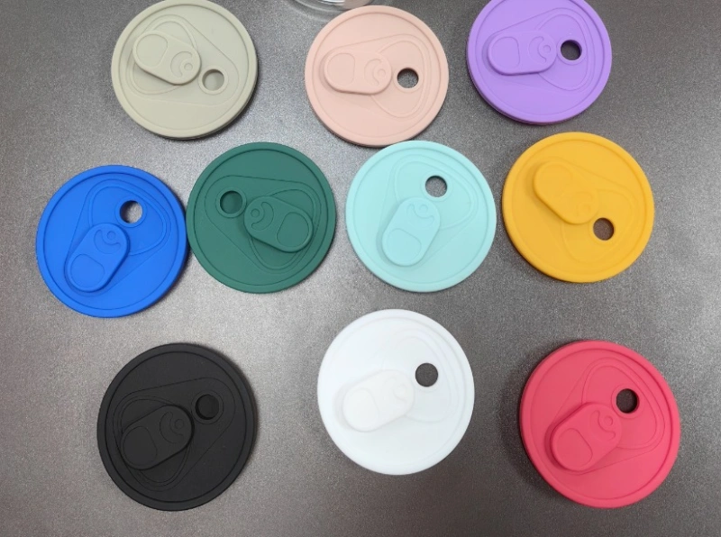 RTS Colored Silicone Lid/Tops fit 16oz & 20oz Glass Can Free Shipping (50pcs/100pcs))